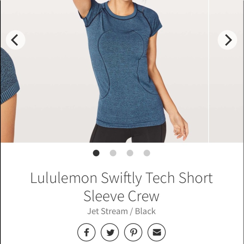 Lululemon Swiftly tech short sleeve